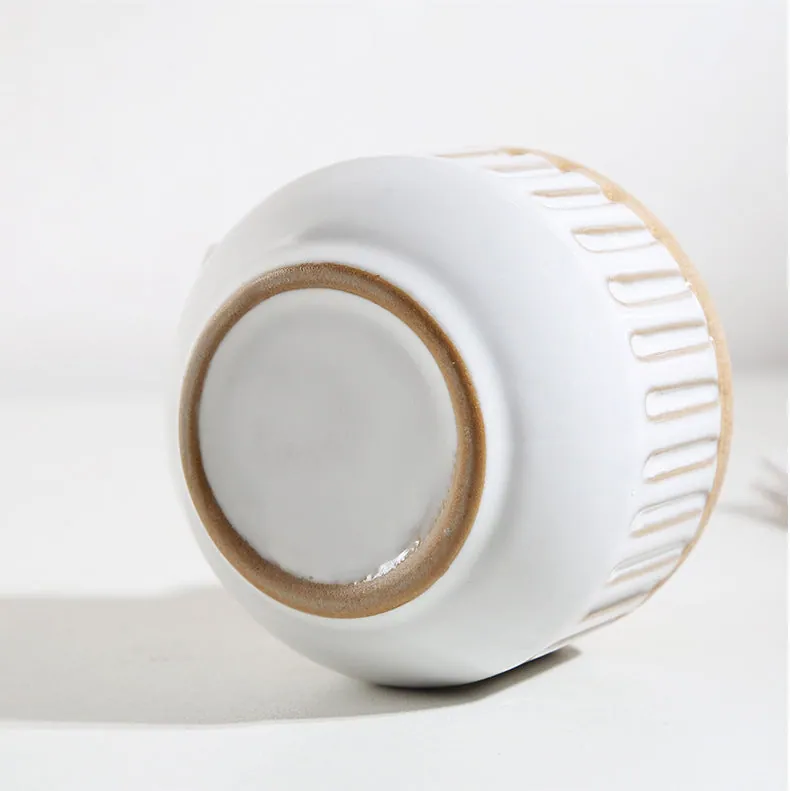 Vase soliflore en céramique texturée Ardoise, vue 8