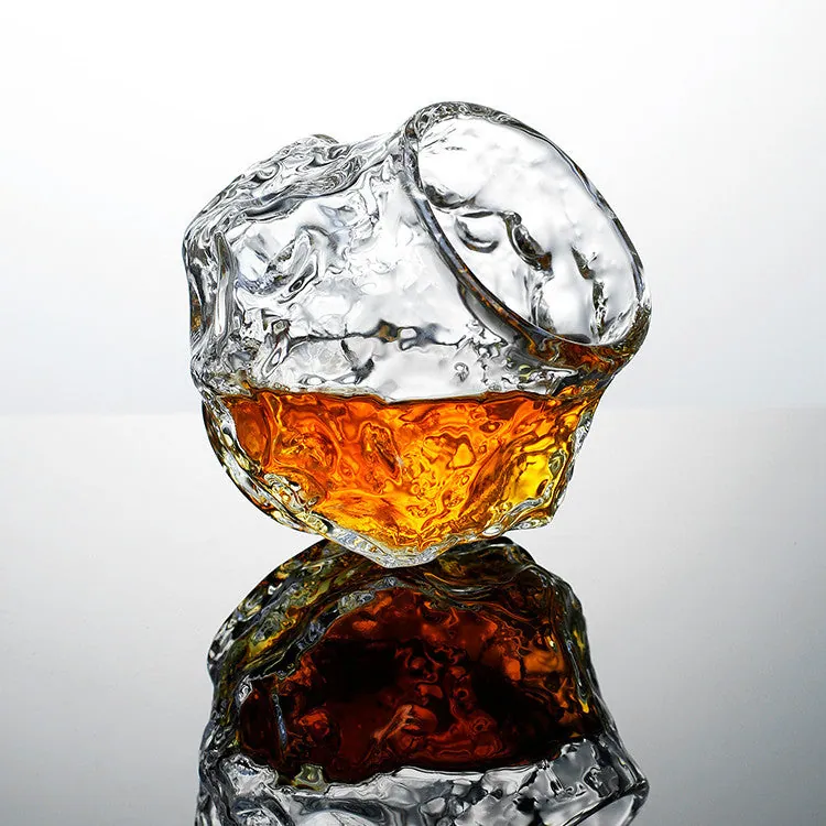Verre à whisky japonais effet roche Finesse, vue 4