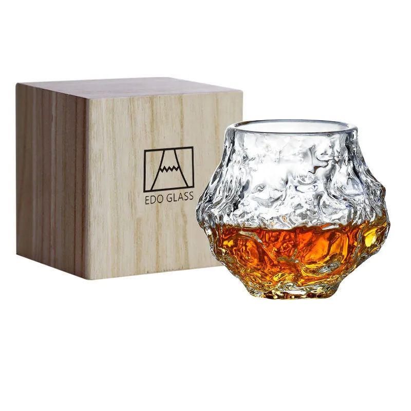 Verre à whisky japonais effet roche Finesse, vue 6