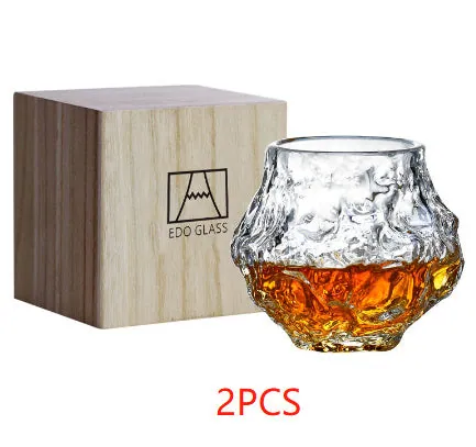 Verre à whisky japonais effet roche Finesse, vue 7