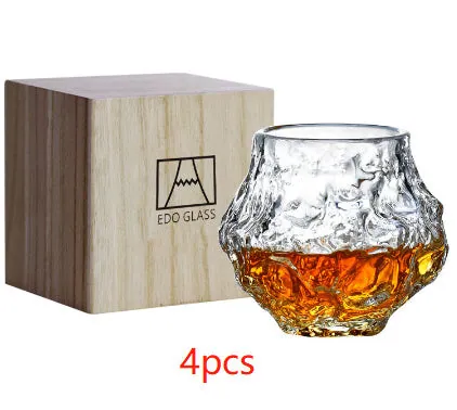 Verre à whisky japonais effet roche Finesse, vue 8
