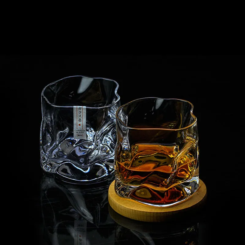 Verre à whisky japonais au design froissé Grâce, vue 2