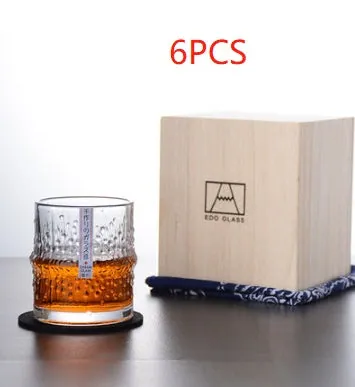 Verre à whisky japonais à relief vertical Raffinement, vue 3