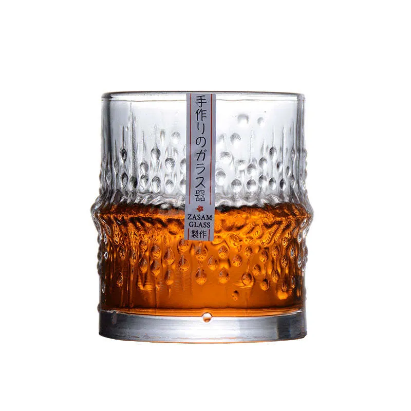 Verre à whisky japonais à relief vertical Raffinement, vue 8